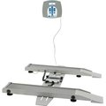 Pelstar/Health O Meter Health O Meter 2400KL Digital Wheelchair Scale 800lb x 0.2lb/363kg x 0.1kg, Portable w/ Adj Tracks 2400KL